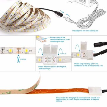 5M LED Strip LED Streifen Flexible LED Band für Treppenbeleuchtung