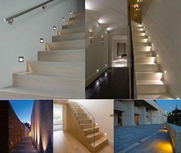 FVTLED 4er LED Treppenlicht Aluminium