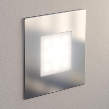 ledscom.de LED Treppen-Licht Treppenbeleuchtung eckig SET 10 STK.