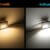 MENGS® 10 Stück 1W COB LED Wand & Treppenbeleuchtung Warmweiß