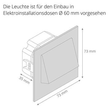 SSC-LUXon® LED Wandleuchte NARVA Edelstahl gebürstet