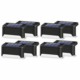 CloverStar Solar Treppe Lampe Solar Deck-Lampe, Deck-Licht Outdoor Led Solarbetriebene - 1