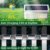 JSOT 6 Stück 30 LED Solarlampen Wandleuchten Wegeleuchten Gehäuse aus Edelstahl Lampe Solarleuchten IP55 Wasserdicht 1600mAh Für Zaun Straße Garten Treppen Terrasse Hof Parkplatz (Weißes Licht) - 2