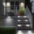 JSOT 6 Stück 30 LED Solarlampen Wandleuchten Wegeleuchten Gehäuse aus Edelstahl Lampe Solarleuchten IP55 Wasserdicht 1600mAh Für Zaun Straße Garten Treppen Terrasse Hof Parkplatz (Weißes Licht) - 6