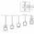 LEDANDO Set LED Treppenbeleuchtung Warmweiß 3000K inklusive zwei Einheiten mit Bewegungsmelder und 15W Trafo, Set:7er Set inkl. 2 x Sensor - 7