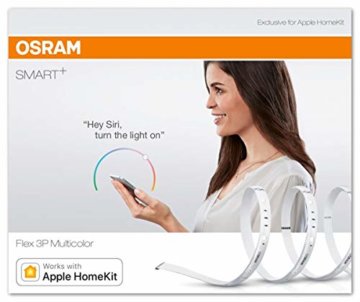 OSRAM SMART+ LED Streifen, Bluetooth RGB LED Strip, dimmbar, warmweiß, tageslicht (2000K - 6500K), Länge 180cm - 4