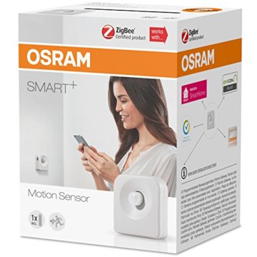 OSRAM Smart+ Motion Sensor, ZigBee Bewegungsmelder für die automatische Steuerung von Licht, integrierter Temperatursensor, Direkt kompatibel mit Echo Plus und Echo Show (2. Gen.) - 4