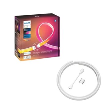 Philips Hue Bluetooth Gradient Lightstrip 20W 1800lm Starter-Set + 1m Erweiterung inkl. Dimmschalter - 4