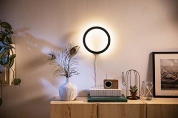 Philips Hue White & Col. Amb. LED Wandleuchte Sana, schwarz, dimmbar, 16 Mio. Farben, steuerbar via App, kompatibel mit Amazon Alexa (Echo, Echo Dot)  - 4