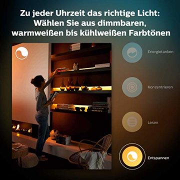 Philips Hue White & Col. Amb. Lightstrip Plus 2m Basis, 1600lm, 16 Mio. Farben, steuerbar via App, kompatibel mit Amazon Alexa (Echo, Echo Dot) - 6