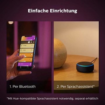 Philips Hue White & Col. Amb. Lightstrip Plus 2m Basis, 1600lm, 16 Mio. Farben, steuerbar via App, kompatibel mit Amazon Alexa (Echo, Echo Dot) - 7