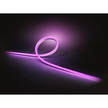 Philips Hue White & Col. Amb. Outdoor Lightstrip 5m, 1650 lm, dimmbar, 16 Mio. Farben, steuerbar via App, kompatibel mit Amazon Alexa (Echo, Echo Dot)220-240V/50/60Hz [Energieklasse G] - 4