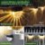 Solarlampen für Außen Garten, Wasserdichte Solar Lampe für die Garten dekoration | 6 Stück LED Gartenlampen für Terrasse, Garten, Stufen und Treppen, 2 Modi LED Warmweiß/Farbwechselnde Beleuchtung - 4