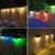 Solarlampen für Außen Garten, Wasserdichte Solar Lampe für die Garten dekoration | 6 Stück LED Gartenlampen für Terrasse, Garten, Stufen und Treppen, 2 Modi LED Warmweiß/Farbwechselnde Beleuchtung - 6